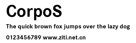CorpoS.ttf字體轉換器圖片