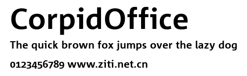 CorpidOffice.ttf字體轉換器圖片