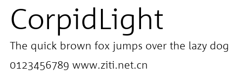CorpidLight.ttf