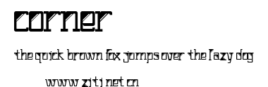 Corner.ttf