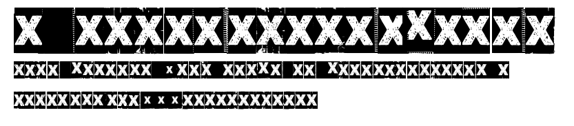 Corner Dark Just X.ttf字體轉換器圖片