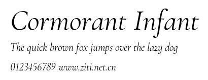 Cormorant Infant.ttf字體轉換器圖片