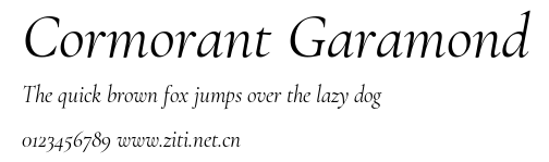 Cormorant Garamond.ttf字體轉換器圖片