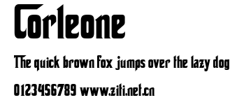 Corleone.ttf字體轉換器圖片