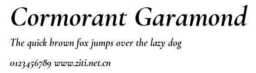 Cormorant Garamond.ttf字體轉換器圖片