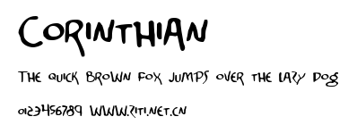 Corinthian.ttf字體轉換器圖片