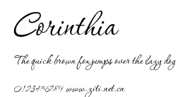 Corinthia.ttf字體轉換器圖片