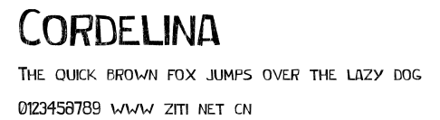 Cordelina.ttf字體轉換器圖片