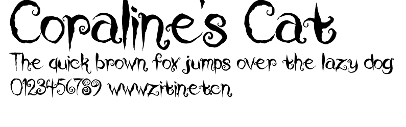 Coraline's Cat.otf
