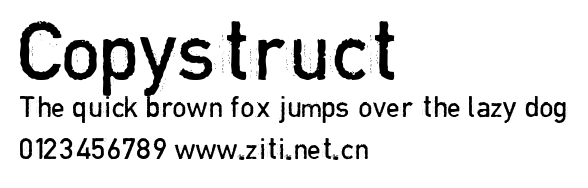 Copystruct.ttf字體轉換器圖片