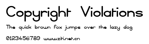 Copyright Violations.ttf字體轉換器圖片