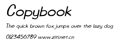 Copybook.ttf字體轉換器圖片