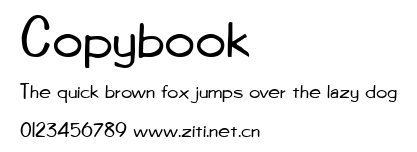 Copybook.ttf字體轉換器圖片