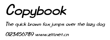Copybook.ttf字體轉換器圖片