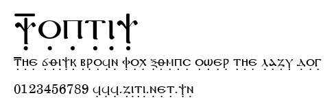 Coptic.ttf字體轉換器圖片