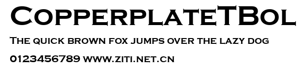 CopperplateTBol.ttf字體轉換器圖片