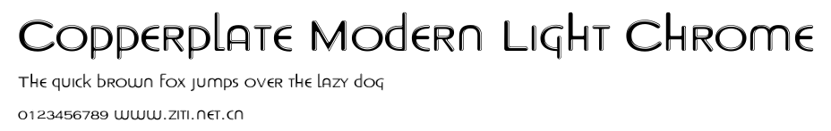 Copperplate Modern Light Chrome.ttf
