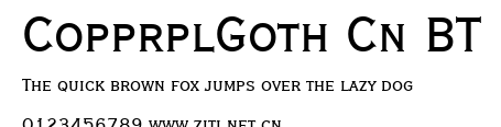 CopprplGoth Cn BT.ttf字體轉換器圖片