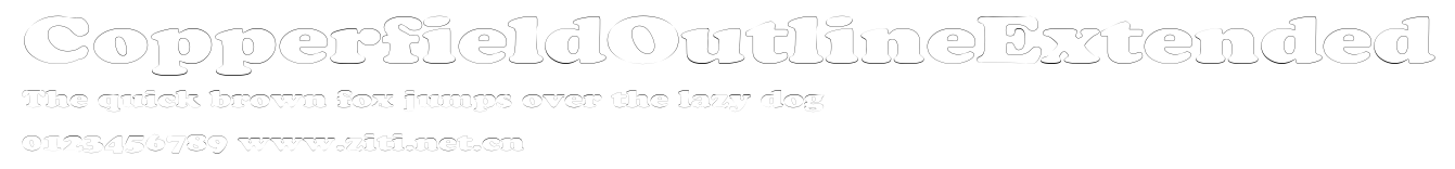 CopperfieldOutlineExtended.ttf字體轉換器圖片