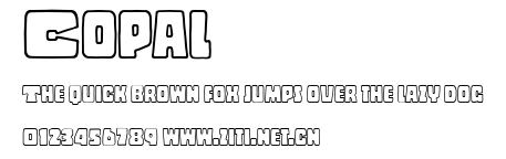 Copal.ttf字體轉換器圖片