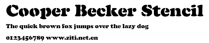 Cooper Becker Stencil.ttf