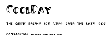 CoolDay.ttf字體轉換器圖片