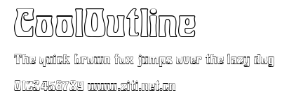 CoolOutline.ttf字體轉換器圖片