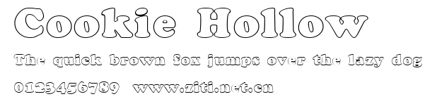 Cookie Hollow.ttf字體轉換器圖片