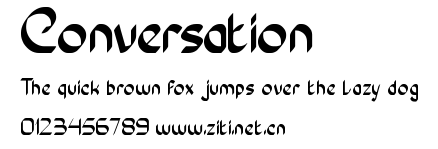 Conversation.ttf