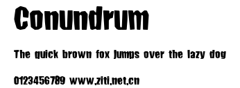 Conundrum.ttf