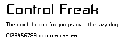 Control Freak.ttf字體轉換器圖片