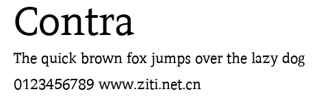 Contra.ttf字體轉換器圖片