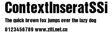 ContextInseratSSi.ttf字體轉換器圖片