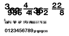 Context Fractions SSi.ttf字體轉換器圖片