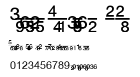 Context Fractions SSi.ttf字體轉換器圖片