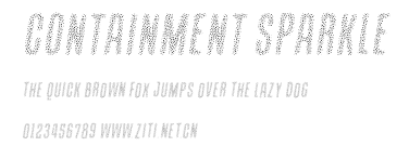 Containment Sparkle.ttf字體轉換器圖片