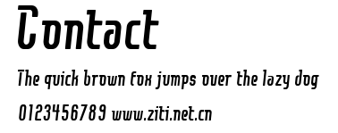 Contact.ttf字體轉換器圖片