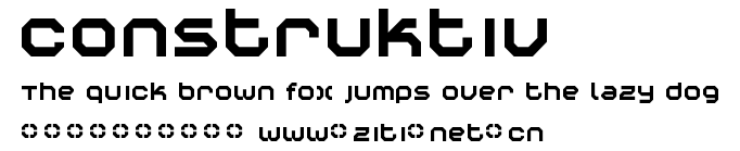 Construktiv.ttf字體轉換器圖片