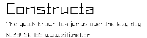Constructa.otf字體轉換器圖片