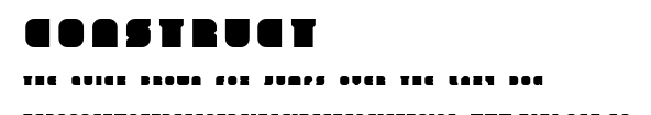 Construct.ttf字體轉換器圖片