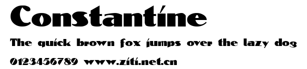 Constantine.ttf字體轉換器圖片