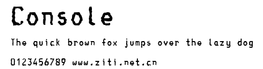 Console.ttf字體轉換器圖片