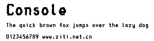 Console.ttf字體轉換器圖片