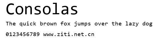 Consolas.ttf字體轉換器圖片