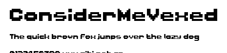 ConsiderMeVexed.ttf字體轉換器圖片