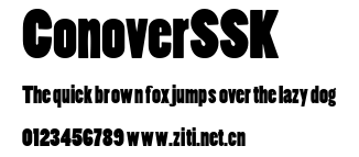 ConoverSSK.ttf字體轉換器圖片
