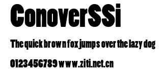 ConoverSSi.ttf字體轉換器圖片