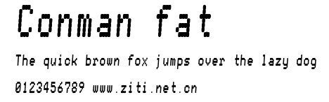 Conman fat.ttf字體轉換器圖片