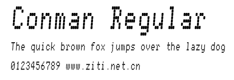 Conman Regular.ttf字體轉換器圖片