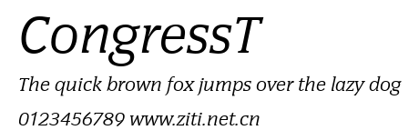 CongressT.ttf字體轉換器圖片